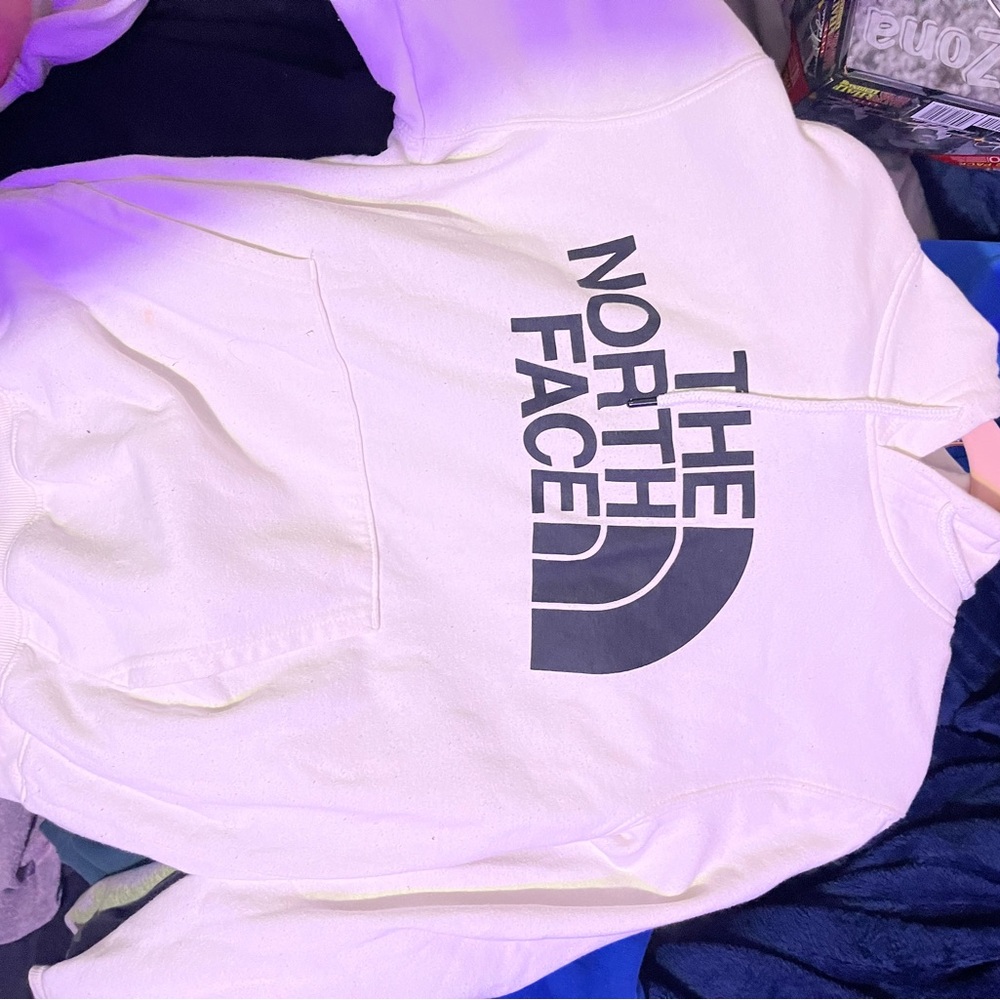 White North face size medium